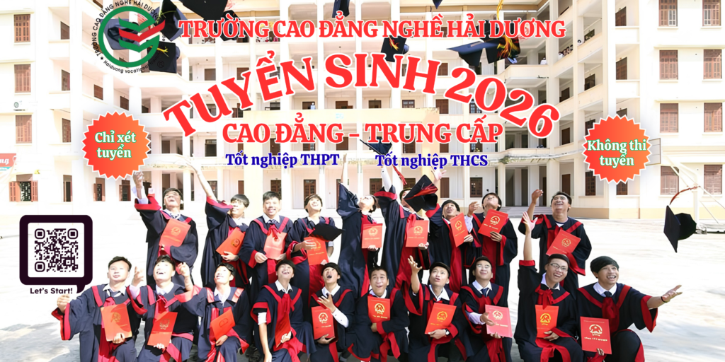 Trường cao đẳng nghề Hải Dương tuyển sinh năm 2026