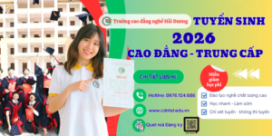 🎓 TUYỂN SINH HỆ CAO ĐẲNG NĂM 2026 – TRƯỜNG CAO ĐẲNG NGHỀ HẢI DƯƠNG