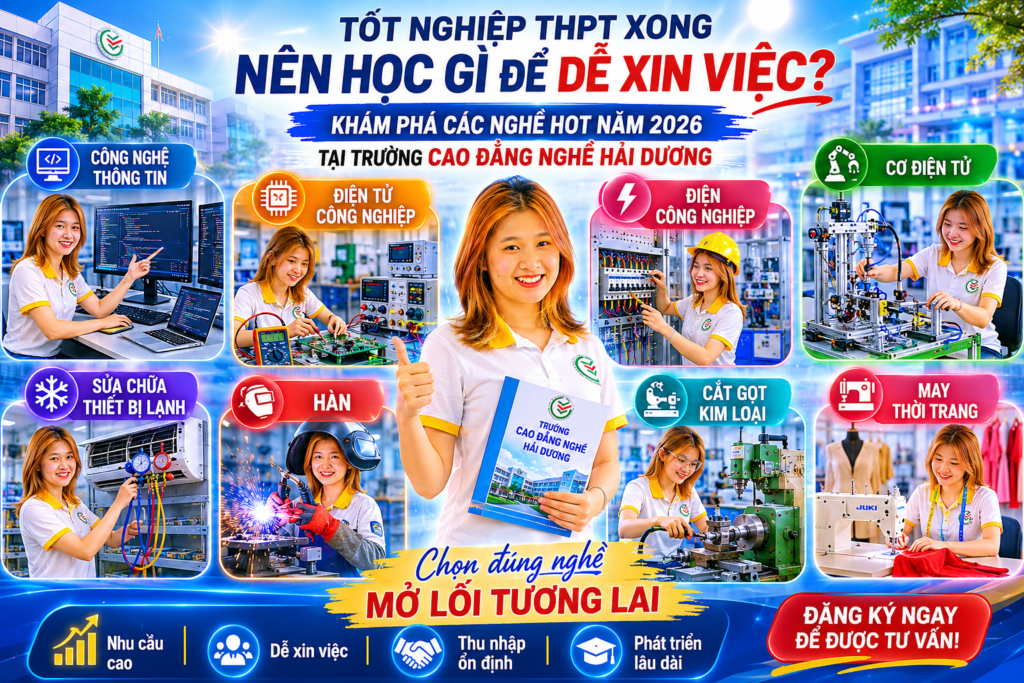 TỐT NGHIỆP THPT XONG NÊN HỌC GÌ ĐỂ DỄ XIN VIỆC