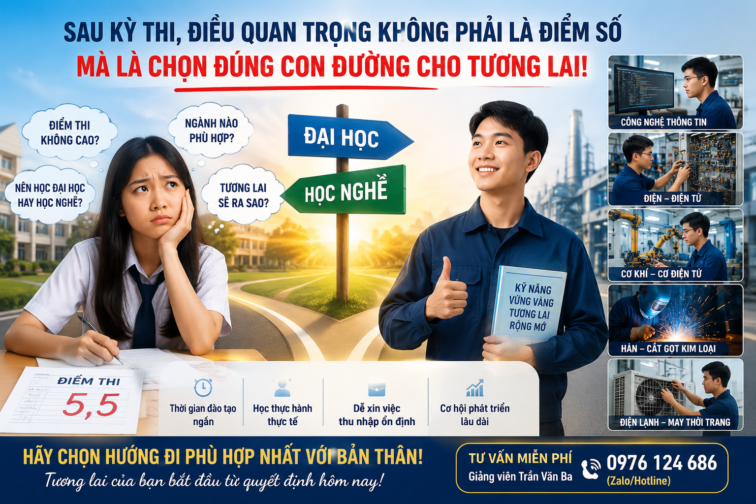 Sau tốt nghiệp THCS, THPT nên học gì? Chọn đúng hướng đi cho tương lai năm 2026