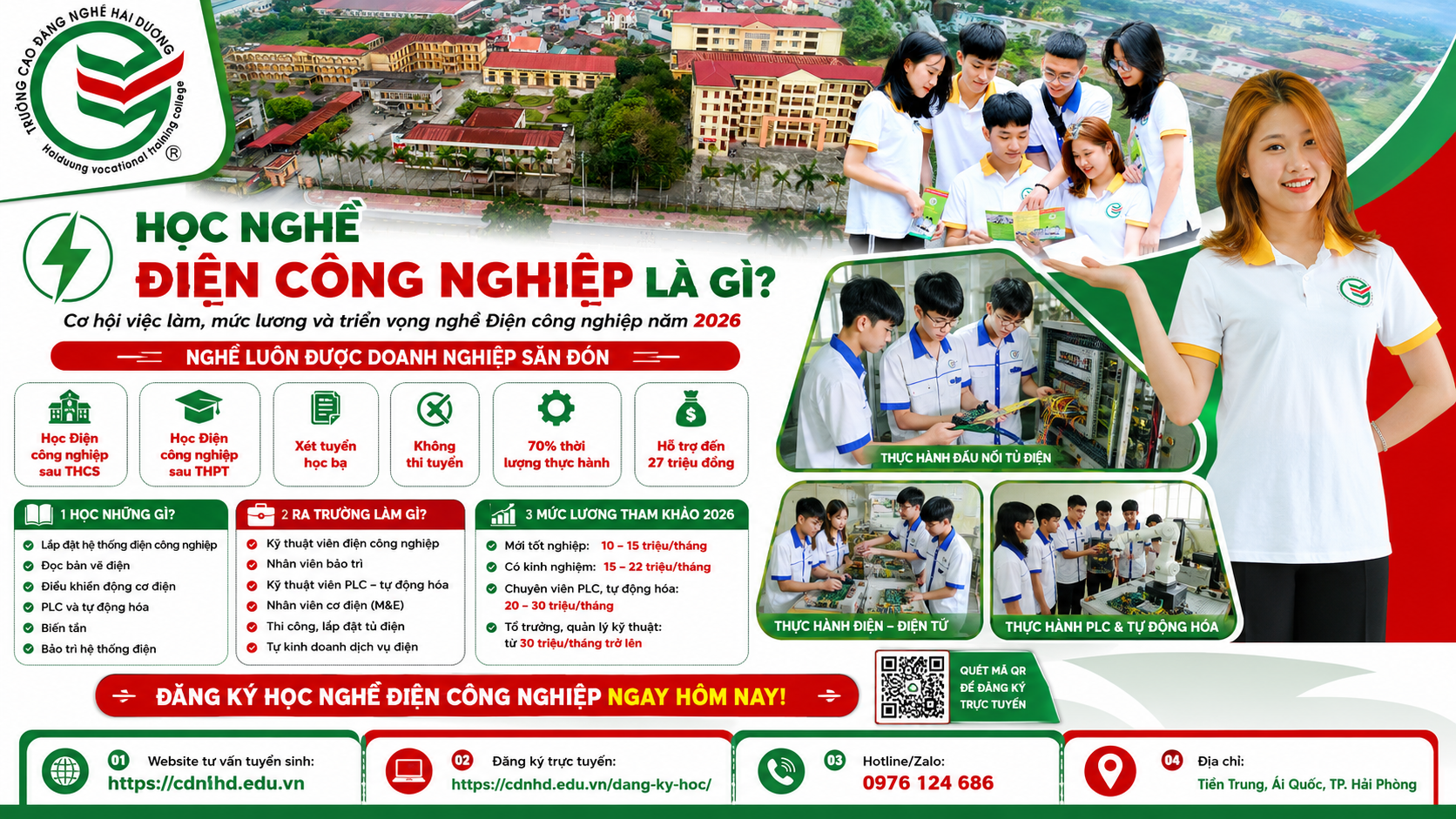 Học nghề Điện công nghiệp là gì