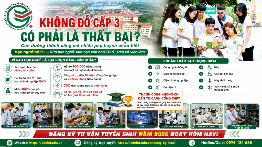 Không đỗ cấp 3 có phải là thất bại? Chuyên gia hướng nghiệp chỉ ra con đường thành công mà nhiều phụ huynh chưa biết