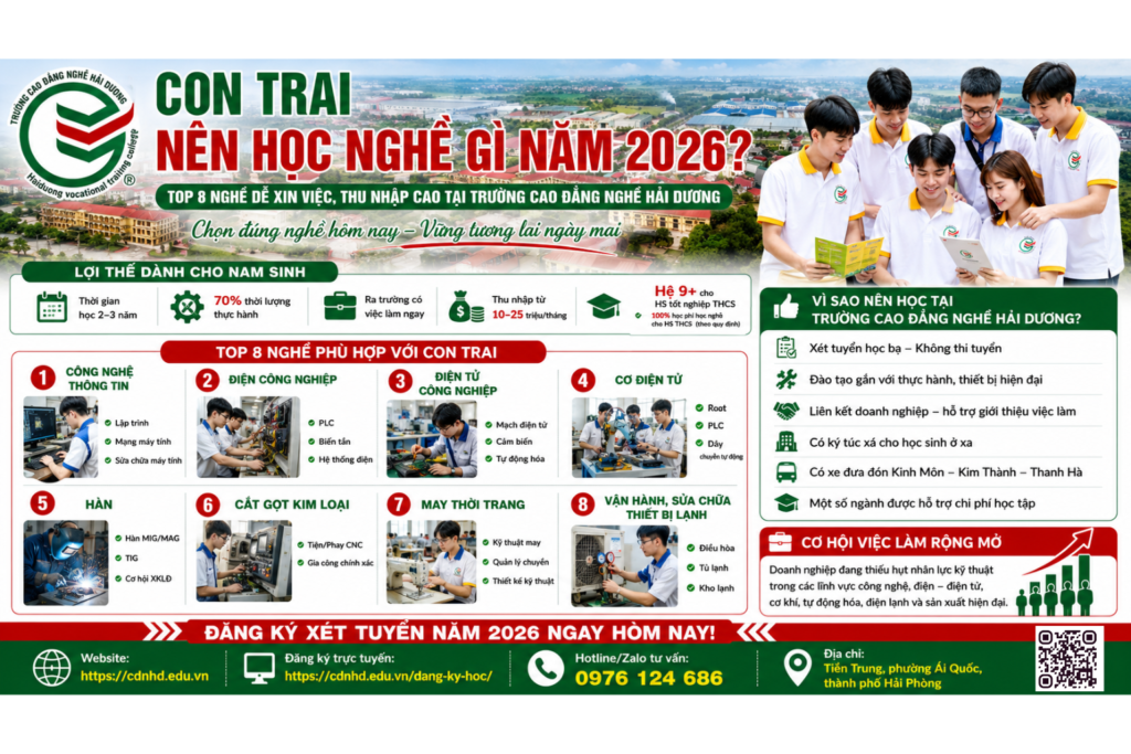 Con trai nên học nghề gì