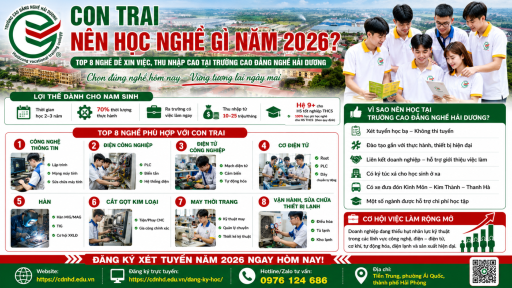 Con trai nên học nghề gì?