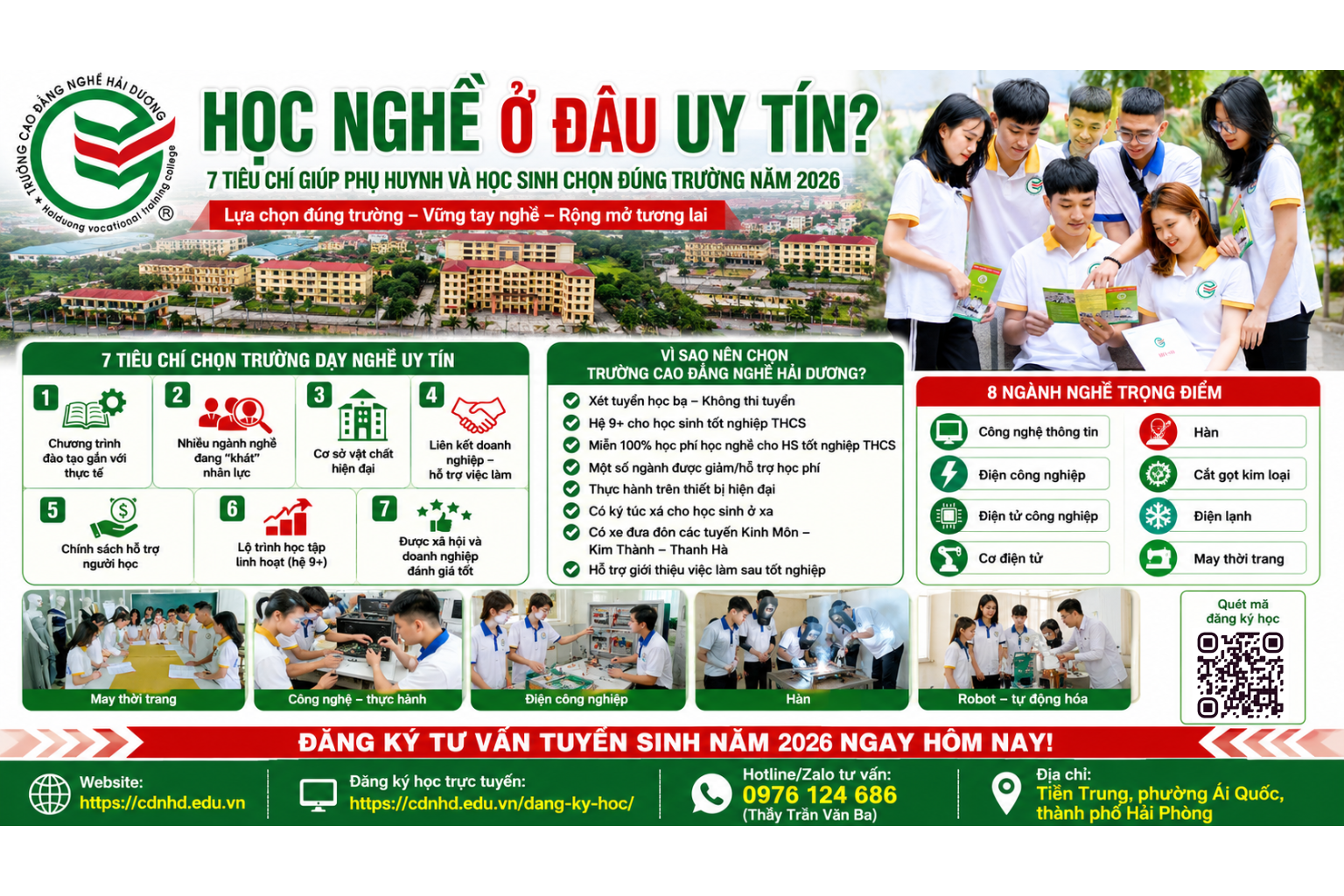 Học nghề ở đâu uy tín