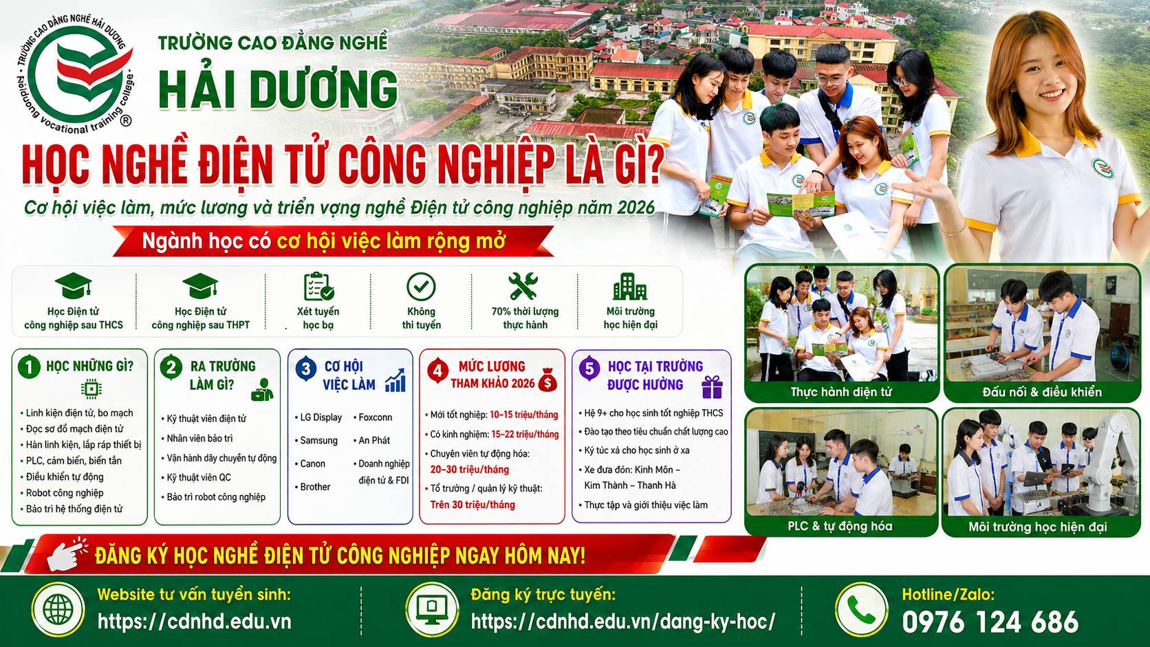 Nghề Điện tử công nghiệp là gì