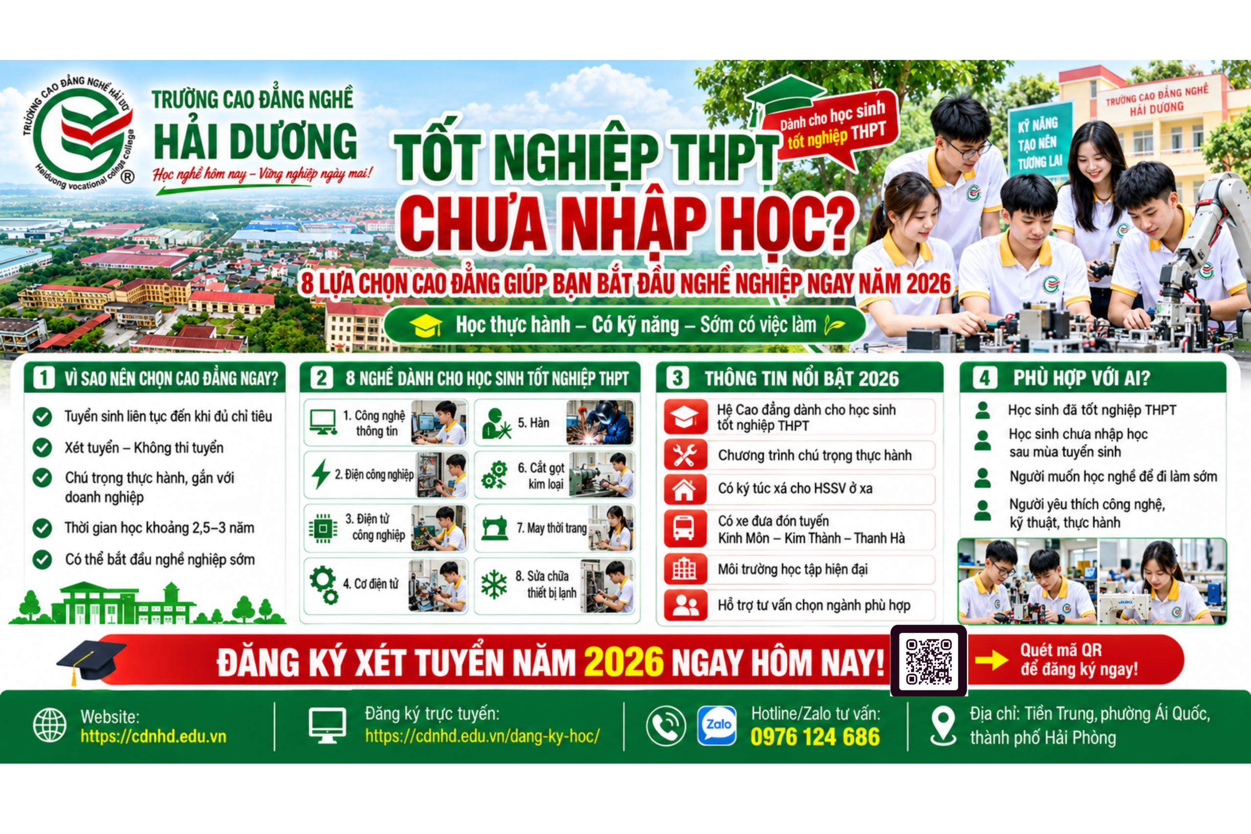 Tốt nghiệp trung học phổ thông chưa nhập hoc, nên làm gì